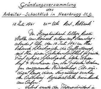 Gründungsprotokoll
