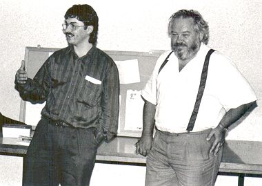 GM Ivan Nemet (links Rico Zanga)